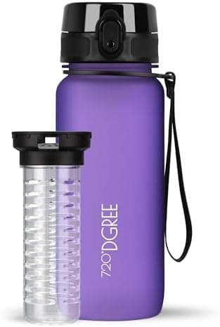 720°DGREE uberBottle Trinkflasche SoftTouch 500ml - Auslaufsicher, BPA-Frei - für Sport und Outdoor-Aktivitäten - Climat