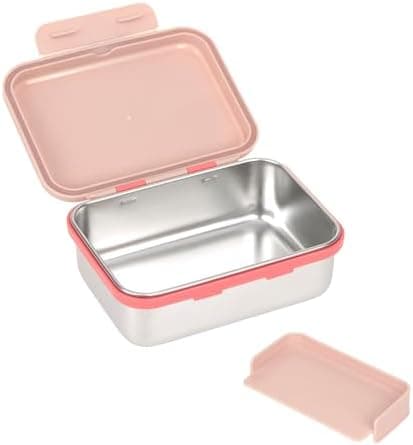 LÄSSIG Edelstahl Kinder Brotdose Frühstücksbox Nachhaltig für Schule und Adventure (1er Pack)  
LÄSSIG Kinder Brotdose E