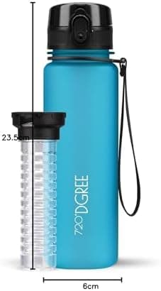 720°DGREE uberBottle Trinkflasche SoftTouch 500ml - Auslaufsicher, BPA-Frei - für Sport und Outdoor-Aktivitäten - Climat