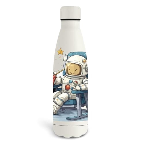 Grsta Trinkflasche 500ml, BPA-freie Edelstahlflasche für Kinder, ideale Wasserspeicherung bei Kalt&warm