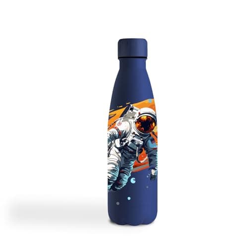 Grsta Trinkflasche 500ml, BPA-freie Edelstahlflasche für Kinder, ideale Wasserspeicherung bei Kalt&warm