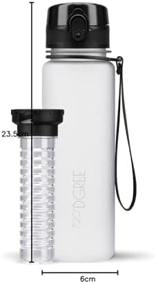 720°DGREE uberBottle Trinkflasche SoftTouch 500ml - Auslaufsicher, BPA-Frei - für Sport und Outdoor-Aktivitäten - Climat