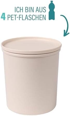 AWAVE klimaneutral Mehrweg Frischhaltedose 1.000 ml natural PET-Flaschen Recycling Aufbewahrungsboxunterwegs
