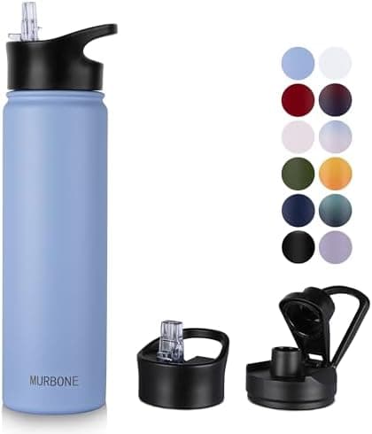 Edelstahl Trinkflasche 1.2L BPAfrei-Thermoskanne-Vakuum Doppelwandisolierung für Sport Campings-Reise-Kohlensäure Geeign
