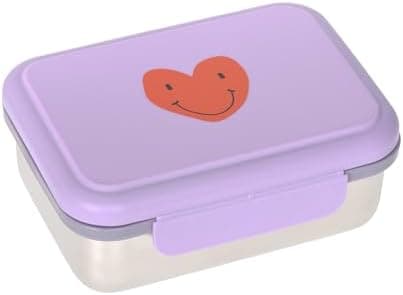 LÄSSIG Edelstahl Kinder Brotdose Frühstücksbox Nachhaltig für Schule und Adventure (1er Pack)  
LÄSSIG Kinder Brotdose E
