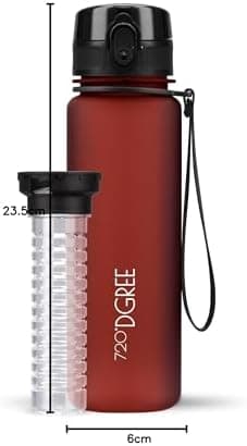 720°DGREE uberBottle Trinkflasche SoftTouch 500ml - Auslaufsicher, BPA-Frei - für Sport und Outdoor-Aktivitäten - Climat