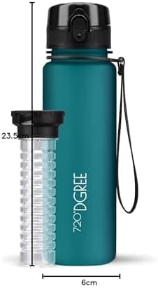720°DGREE uberBottle Trinkflasche SoftTouch 500ml - Auslaufsicher, BPA-Frei - für Sport und Outdoor-Aktivitäten - Climat