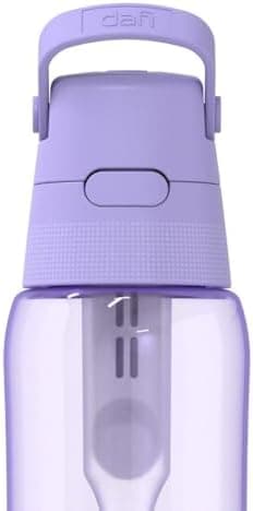 DAFI SOLID Trinkflasche mit Activkohlefilter 0,7 L für Outdoor-Reisen - BPA-Frei, Sportflasche mit gefiltertem Wasser