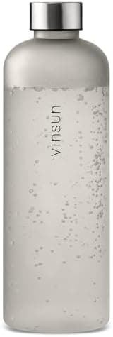 VINSUN Trinkflasche 1000ml - auslaufsicher, BPA frei, Tritan - Leichte Wasserflasche für Sport und Outdoor activities -