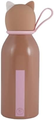 Lulubug Kinder Trinkflasche Tierform BPA-frei 350ml Kaltes Warmes Isolert Flasche | Doppelwandig Edelstahl Spülmaschinen