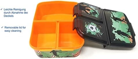 Kinder Brotdose Lunchbox Minecraft - mit Fächern - BPA frei - Perfect für Schultage und Picknicks
