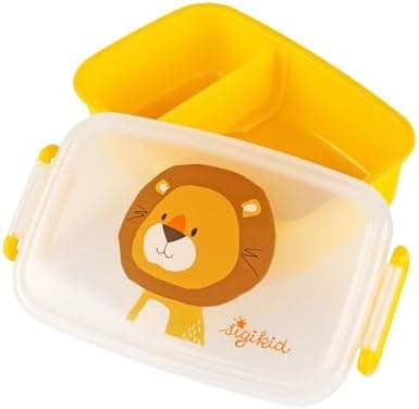 Sigikid 25365 Brotzeitbox Fuchs Lunchbox mit Trennwand, sicher und BPA-frei für Kinder ab 1 Jahr
| Sigikid 25365 Brotze