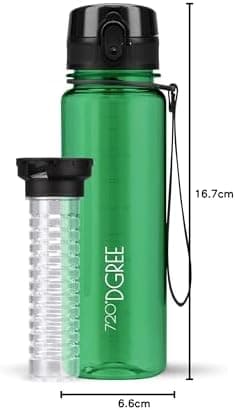 720°DGREE uberBottle Trinkflasche SoftTouch 500ml - Auslaufsicher, BPA-Frei - für Sport und Outdoor-Aktivitäten - Climat