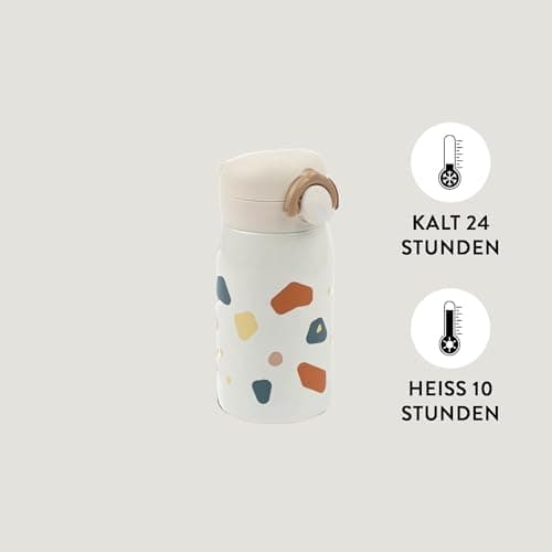 Fabelab Kinder Trinkflasche 320 ml | BPA-Frei Edelstahl Auslaufsicher | Schultasche Wasserflasche
