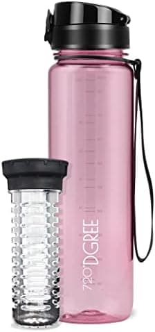 720°DGREE uberBottle Trinkflasche SoftTouch 500ml - Auslaufsicher, BPA-Frei - für Sport und Outdoor-Aktivitäten - Climat