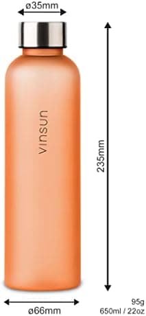 VINSUN Trinkflasche 1000ml - auslaufsicher, BPA frei, Tritan - Leichte Wasserflasche für Sport und Outdoor activities -