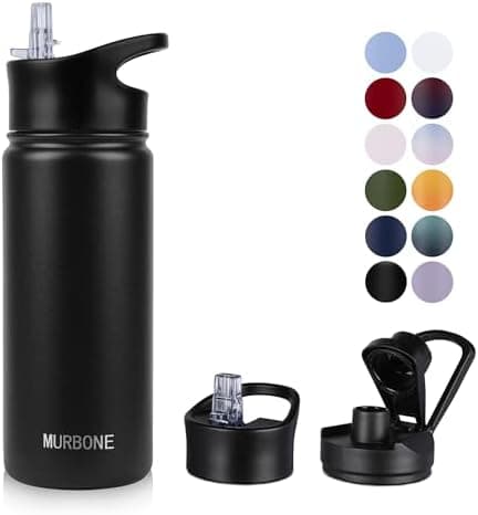 Edelstahl Trinkflasche 1.2L BPAfrei-Thermoskanne-Vakuum Doppelwandisolierung für Sport Campings-Reise-Kohlensäure Geeign