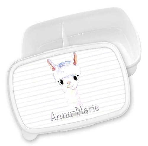 Timalo® Brotdose Kinder mit Namen | Personalisierte Bento Lunchbox für Jungen & Mädchen | Kindergarten & Schule Motiv Ti