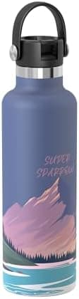 Super Sparrow Thermobecher für Sport und Outdoor - 500ml, 750ml - BPA-Frei, ClimatePartner certified - FlipFlow Trinkfla