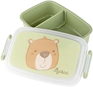 Sigikid 25365 Brotzeitbox Fuchs Lunchbox mit Trennwand, sicher und BPA-frei für Kinder ab 1 Jahr
| Sigikid 25365 Brotze