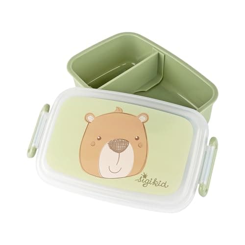 Sigikid 25365 Brotzeitbox Fuchs Lunchbox mit Trennwand, sicher und BPA-frei für Kinder ab 1 Jahr
| Sigikid 25365 Brotze
