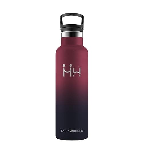 HoneyHolly Edelstahl Trinkflasche 500ML Kinder BPA-Frei Isoliert Thermoflasche
