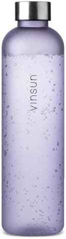 VINSUN Trinkflasche 1000ml - auslaufsicher, BPA frei, Tritan - Leichte Wasserflasche für Sport und Outdoor activities -