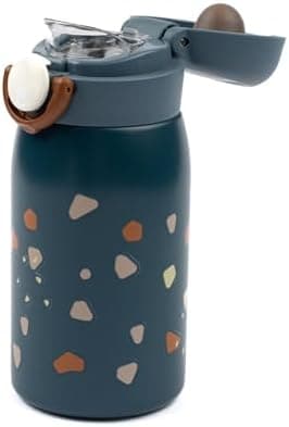 Fabelab Kinder Trinkflasche 320 ml | BPA-Frei Edelstahl Auslaufsicher | Schultasche Wasserflasche