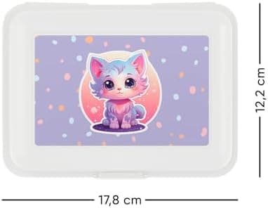 ### Baagl Brotdose Kinder für Schule – Lunchbox für Mädchen & Jungen – Jausenbox, Brotzeitbox, Brotbox, Snackbox (Delphi