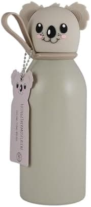 Lulubug Kinder Trinkflasche Tierform BPA-frei 350ml Kaltes Warmes Isolert Flasche | Doppelwandig Edelstahl Spülmaschinen