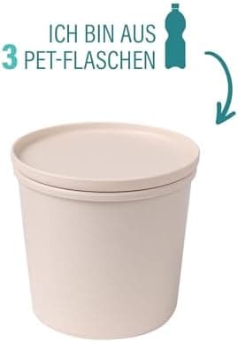 AWAVE klimaneutral Mehrweg Frischhaltedose 1.000 ml natural PET-Flaschen Recycling Aufbewahrungsboxunterwegs