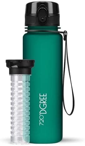 720°DGREE uberBottle Trinkflasche SoftTouch 500ml - Auslaufsicher, BPA-Frei - für Sport und Outdoor-Aktivitäten - Climat