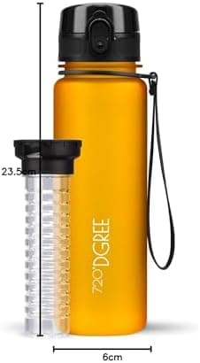 720°DGREE uberBottle Trinkflasche SoftTouch 500ml - Auslaufsicher, BPA-Frei - für Sport und Outdoor-Aktivitäten - Climat