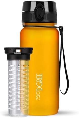 720°DGREE uberBottle Trinkflasche SoftTouch 500ml - Auslaufsicher, BPA-Frei - für Sport und Outdoor-Aktivitäten - Climat