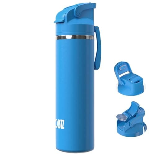 OISIZ Isolierte Edelstahl Trinkflasche 720ml für Outdoor Aktivitäten und Sport 100% auslaufsicher mit Vakuum-Technologie