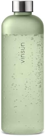 VINSUN Trinkflasche 1000ml - auslaufsicher, BPA frei, Tritan - Leichte Wasserflasche für Sport und Outdoor activities -