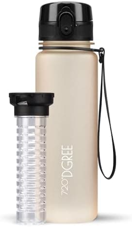 720°DGREE uberBottle Trinkflasche SoftTouch 500ml - Auslaufsicher, BPA-Frei - für Sport und Outdoor-Aktivitäten - Climat