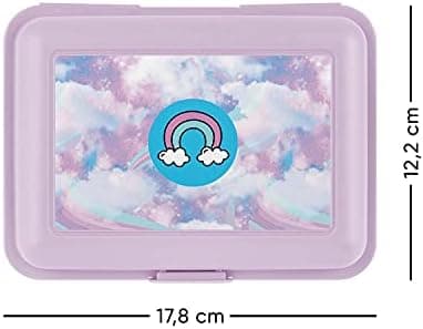 ### Baagl Brotdose Kinder für Schule – Lunchbox für Mädchen & Jungen – Jausenbox, Brotzeitbox, Brotbox, Snackbox (Delphi