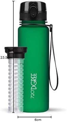 720°DGREE uberBottle Trinkflasche SoftTouch 500ml - Auslaufsicher, BPA-Frei - für Sport und Outdoor-Aktivitäten - Climat