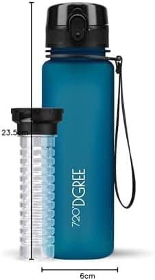 720°DGREE uberBottle Trinkflasche SoftTouch 500ml - Auslaufsicher, BPA-Frei - für Sport und Outdoor-Aktivitäten - Climat