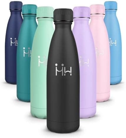 HoneyHolly Kinder Trinkflasche Doppelwandig, 500ML BPA-frei, Thermosflasche für Fitness und Gym
