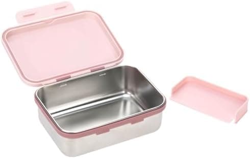 LÄSSIG Edelstahl Kinder Brotdose Frühstücksbox Nachhaltig für Schule und Adventure (1er Pack)  
LÄSSIG Kinder Brotdose E