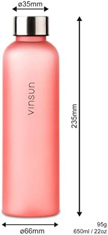 VINSUN Trinkflasche 1000ml - auslaufsicher, BPA frei, Tritan - Leichte Wasserflasche für Sport und Outdoor activities -