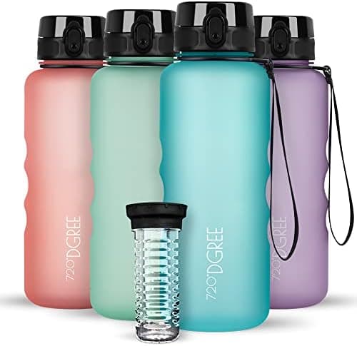 720°DGREE uberBottle Trinkflasche SoftTouch 500ml - Auslaufsicher, BPA-Frei - für Sport und Outdoor-Aktivitäten - Climat