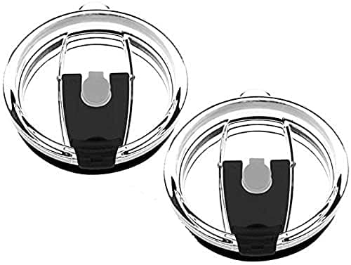 Ersatzdeckel für 56-ml-Becher - Spritzwasserfest, auslaufsicher und strohhalmfreundlich 20 oz Black Double Hole