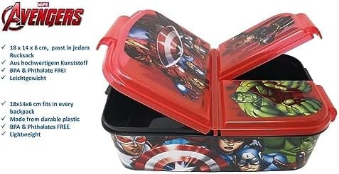 Kinder Brotdose Lunchbox Minecraft - mit Fächern - BPA frei - Perfect für Schultage und Picknicks