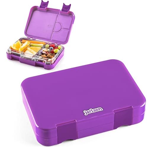 Jarlson® Brotdose Kinder mit Fächern - TONI Lunchbox - Auslaufdurchfall-Sicher – Jausenbox für Kindergarten und Schule -