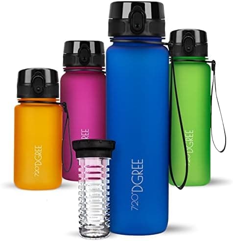 720°DGREE uberBottle Trinkflasche SoftTouch 500ml - Auslaufsicher, BPA-Frei - für Sport und Outdoor-Aktivitäten - Climat