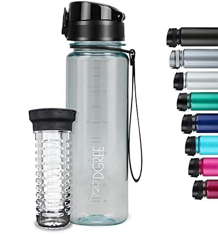 720°DGREE uberBottle Trinkflasche SoftTouch 500ml - Auslaufsicher, BPA-Frei - für Sport und Outdoor-Aktivitäten - Climat