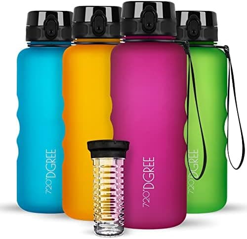 720°DGREE uberBottle Trinkflasche SoftTouch 500ml - Auslaufsicher, BPA-Frei - für Sport und Outdoor-Aktivitäten - Climat
